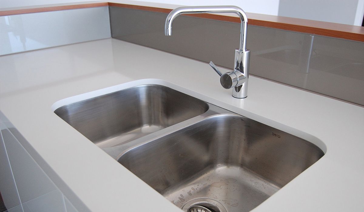 Marble Sink With Stainless Steel Tap