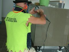 Polishing Marble